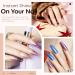 Modelones Gel Nail Polish Kit 20 Colors Nude Gel Polish Set White Glitter Pink Navy Blue Chameleon with Glitter Glossy&Matte Top Base Coat Nails Art Starter Manicure Home DIY Gifts Pink Blue - Buy Online on GoSupps.com