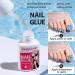FANDAMEI 12 Colors 288PCS Press on Toe Nails Set - Short Square, Glitter & Glossy False Toenails | French Tip for Summer Nail Art - Buy Online on GoSupps.com