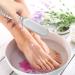 Pumice Stone Foot File | 2-in-1 Multi Purpose Callus Remover | Professional Pedicure Tools Foot Scraper Reduces Calluses and Corns for Feet Hands Body Care Transparent - Buy Online on GoSupps.com