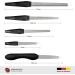 SONNENSCHEIN by Hans Kniebes Set of 5 Sapphire Nail Files Coarse/Fine for Manicure and Pedicure Black - Buy Online on GoSupps.com
