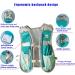 Buy Lightweight 5L Hydration Pack Backpack - Professional Running Vest for Outdoor Marathon Cycling & Hiking - Mint Green - Buy Online on GoSupps.com