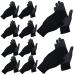 Mechanic Gloves Work Gloves 10 Pairs Non-Slip Breathable Mechanic Gloves Nylon Gardening Gloves with Wrist Brace Elastic Stainproof Seamless Knit Gloves