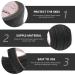 FOMIYES 5 Rolls Non-Reflective Gaffers Tape for Nail Art - UV Protection Black Striping Tape - Buy Online on GoSupps.com