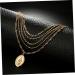 COLLBATH Ladies Necklaces Fashion Unique All-match Stylish Multilayer Pendant Necklace Trendy Choker Necklace for Ladies Women Girls Womens Chain Necklace - Buy Online on GoSupps.com