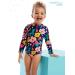 Simple Joys by Carter's Baby Girls' 12M Navy Floral Zipper One Piece Swimsuit - Buy Online on GoSupps.com