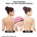 WOVTE 2 Pack Stretchable Nylon Back Scrubber for Shower - Exfoliating Body Washcloth Towel for Deep Cleansing and Skin Massage - Men and Women - Buy Online on GoSupps.com
