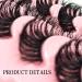 10 Pairs False Eyelashes Russian Strip Lashes Invisible Band Natural Look Fluffy Wispy Faux Mink Lashes Wispy Fluffy 3D Effect Hybrid Strip Lashes - Buy Online on GoSupps.com