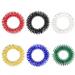Miokycl 6Pcs Spiky Sensoric Finger Rings Finger Acupressure Massage Rings Stress RESIBULATIONABLE MINI Finger Massage Gold Silver Black Red Red Blue Green