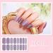 20 Pcs Semi Cured Gel Nail Strips With Soft Glossy Gel Finish Long Lasting Nail Wraps Glitter Gel Nail Stickers Convenient And Easy To Use Nail Sticker Ze0531 - Buy Online on GoSupps.com