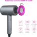 ZIEM Ionic Hair Dryer with 3 Nozzles Diffusers 3 Heat Settings & 2 Speed Hot/Cold Wind Quick Drying Blow Dryer Portable Hair Styling Tools for Home Salon Travel 110V-220V - Buy Online on GoSupps.com