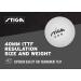 STIGA 3-Star Table Tennis Balls 40mm - 12 Pack White - Buy Online on GoSupps.com