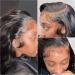 30 HD Transparent Lace Front Wig - Brazilian Body Wave for Black Women | 180% Density, Pre-Plucked, Natural Black Hair - Buy Online on GoSupps.com