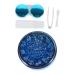JECOMPRIS case container plastic container 1 set of colored contact lenses mirror film travel multi -purpose holiday needs plastic storage holder plastic container Storage container