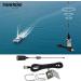 TWAYRDIO VHF Marine Antenna 156-163MHz 50W with 16.4ft Coaxial Cable, Mounting Bracket and U-Bolt - for Midland Uniden Cobra Icom Marine Radio - Buy Online on GoSupps.com