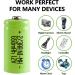 JINTION 2/3 AA Rechargeable NiMH Batteries - 12 Pack 650mAh Button-Top 1.2V Compact Size - Buy Online on GoSupps.com