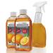 Easymaxx cleaning concentrate orange 2x500ml set with spray bottle |Results 100 liters of all -purpose cleaner |Effortless cleaning of all areasIdeal for hobs grill grates ovens and much more