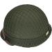 WWII US Army M1 Helmet Replica - Metal Steel Shell with Net/Canvas Chin Strap/Cat Eye Band - Buy Online on GoSupps.com