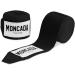 Moncada Fighting 4m boxing bandages with thumb loop - bandages boxing half elastic boxing gloves with an extra wide Velcro fastener - boxing bandage hand for boxing MMA kickboxing - box bandage sport ... black
