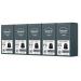 By Amazon Ristretto Nespresso compatible coffee capsules aluminum capsules medium roasting 100 pieces 5 packs with 20- Rainforest Alliance certified