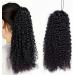 Hair Chignon Brazilian Hair Ponytail Curl with Drawstring Hair Comb Ponytail Extensions Curly Ponytail Hair Clip for Black Women Messy Bun Hair Piece (Color : Black Size : 24inch 100g) - Buy Online on GoSupps.com