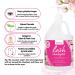 Professional Lash Extension Cleanser - Gentle Foaming Eyelid Wash for Salon and Home Care | Lash Shampoo with 20 Cleansing Brushes - Non-Irritating Formula | 3.98L - Buy Online on GoSupps.com