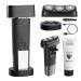 WAHFOX Electric Shaver Wet & Dry Shaver with Charging Stand Pop-up Trimmer with Shaving Cream Rechargeable Shaver