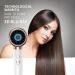 Lightning Hair Dryer - Negative Ionic Blow Dryer with Brushless Motor Fast Drying & Low Noise Includes Diffuser & Nozzle Attachments - Perfect for Home & Travel - White - Buy Online on GoSupps.com