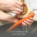 Full Circle The Ring Fruit and Vegetable 2 in 1 Fruit & Vegetable Cleaning Brush  Small (Pack of 1)  White - Buy Online on GoSupps.com