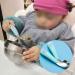 Silent Children Cutlery Set | Curved Handle Stainless Steel Baby Fork & Spoon | Heat-Resistant Self-Learning Feeding Utensils (Green) - Buy Online on GoSupps.com