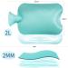 2L XXL Hot Water Bottle with Plush Cover - Safe & Durable Pain Relief for Kids & Adults - Buy Online on GoSupps.com
