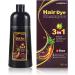 Shampooing Colorant 3-en-1 pour Cheveux Noirs 500ml Coloration Rapide 10-15 Minutes Soin Hydratant avec Ingr dients Naturels Effet Longue Dur e - Buy Online on GoSupps.com