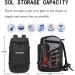 Ski Boot Bag 50L Waterproof Travel Backpack for Ski Gear & Accessories | Black | Men, Women, Youth - Buy Online on GoSupps.com