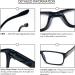 Kokobin 5 Pack Blue Light Filter Reading Glasses | Spring Hinge Computer Glasses for Men & Women | Glare Protection 1.0 Diopters - Buy Online on GoSupps.com