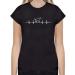 Shirtracer Women's Shirt - Heartbeat Dog 01 - Perfect Gift for Dog Owners - Black XL - International Shipping Available - Buy Online on GoSupps.com