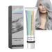 Generisch 2024 Natural Silver Gray Hair Colouring Cream for grey hair silver grey natural colouring cream unisex for all hair types 100 ml