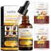 Sadoer Ginger Anti-Hair Loss Oil and Shampoo Sadoer Ginger Hair Growth Serum + Shampoo Sadoer Ginger Extract Anti-Hair Loss Treatment Essence Set for Thicker Stronger Longer Hair Men & Women (2)