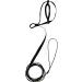 Aviator Bird Harness and Leash - Petite Black XXS | Safe & Comfortable Flight Gear for Birds - Buy Online on GoSupps.com