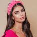 Crystal Embellished Wide Top Knot Headband in Rose Red - Women's Fashion Hair Accessories - Buy Online on GoSupps.com