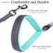 Vivaglory Traffic Handle Dog Leash - 1.5m Reflective Design with 2 Padded Handles - Strong & Durable Training Leash for Dogs - Gray - Buy Online on GoSupps.com