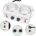 Panghuhu88 Dual Wax Warmer Professional Electric Heater | Paraffin Waxing Machine | Adjustable Temperature | Facial & Body Hair Removal Tool - Buy Online on GoSupps.com