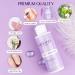 Saviland 180ML Cuticle Remover Kit - High Capacity 6.09 Oz Liquid with Pusher, Trimmer, Nipper - Nail Care Manicure Tool for Home and Salon Use - Buy Online on GoSupps.com