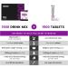 Precision Hydration Electrolyte Tablets - Multi Strength Effervescent Hydration Tablets - Combats Cramp - Low Calorie, Gluten Free, Vegan/Vegetarian Friendly (1 Tube, 1500mg/L - Purple Tube) 1500mg/L - Purple Tube 1 Tube - Buy Online on GoSupps.com