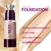 Music Flower Photo Genic Liquid Foundation - Matte, Oil-Free, Waterproof Makeup Base - Full Coverage, Long-Lasting, Poreless - Dewy Smooth Finish - 1 Fl Oz (Wheat) - Buy Online on GoSupps.com