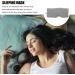 Silk Sleep Mask - Comfortable Eye Cover for Women & Men - Cotton Blindfold for Travel - Grey - Sleep Better Anywhere - Buy Online on GoSupps.com
