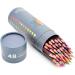 Oil Pastel Pencils for Artists 48 ct - Oil Based Colored Pencils - Drawing, Sketching and Adult Coloring - Soft Core Art Coloring Pencils Set with Skin Tone Cyclindircal Box 48 Count (Pack of 1)