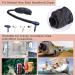 Bonnet Hood Hairdryer Attachment - Styling, Conditioning & Drying Cap with Head Drying Cap & Storage Bag (Black) - Buy Online on GoSupps.com