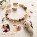 Buy Mamimami Home Wood & Cotton Crocheted Hippocampus Stroller Chain Toy - Perfect Birth Gift for Girls & Babies 0+ Months - Buy Online on GoSupps.com