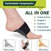 Compression Arch Support Sleeves for Plantar Fasciitis - Cushioned Orthotic Relief for Flat Feet & Achy Feet - Men & Women - Buy Online on GoSupps.com