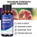 Wart Remover Liquid - Maximum Strength Natural Formula for Rapid Plantar & Common Warts - Safe & Effective for All Body Warts - Buy Online on GoSupps.com
