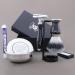 Haryali London 6 Pc Shaving Kit - Double Edge Safety Razor, Synthetic Brush, Stand, Soap, Bowl, Alum - Black Shaving Set - Buy Online on GoSupps.com